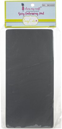Dress My Crafts Easy Cut Embossing Pad 3"X6.25" - Grey