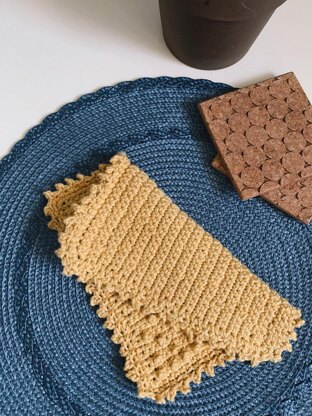 The Picot Branches Dishcloth
