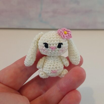 Tiny Lop Rabbit Amigurumi Bunny