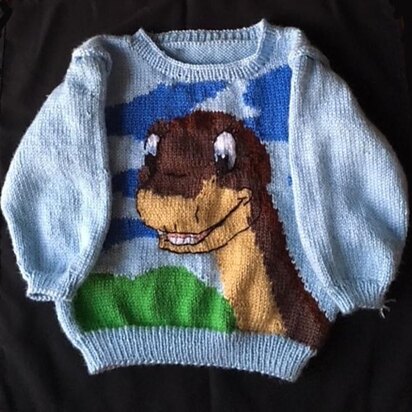 Baby Longneck Dinosaur Sweater