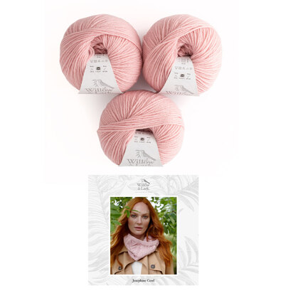 Willow & Lark Ramble Josephine Cowl 3 Ball Knitting Kit