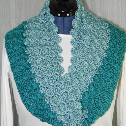 Seascape infinity scarf