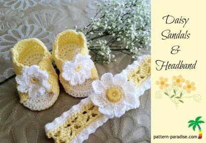 Daisy Sandals & Headband