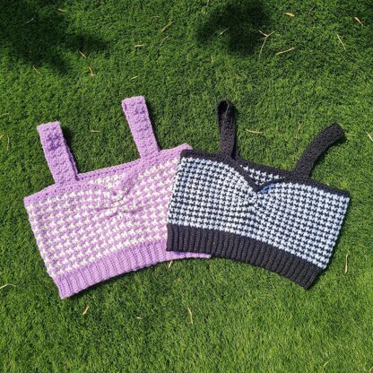 Cleo Crop Crochet pattern by Manatee_Squares | LoveCrafts