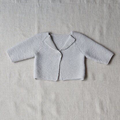 Cosmo Garter stitch Baby Jacket and bootees