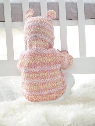 Bo Peep Lil Dreamer Hooded Cardigan & Sweater in West Yorkshire Spinners - DBP0118 - Downloadable PDF