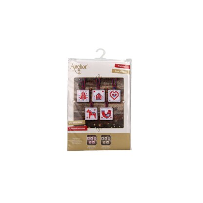 Anchor Nordic Decorations Cross Stitch Kit - 7 x 7 cm - AKE0016-00001