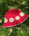 Crochet Daisy Bucket Hat Pattern