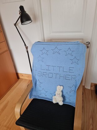 Little Brother Filet Blanket