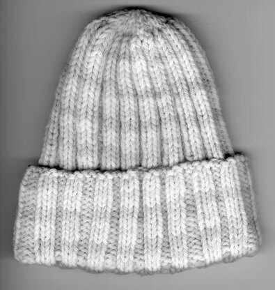Ribbed Baby Hat in Plymouth Yarn Dreambaby 4 Ply - F006 - Downloadable PDF