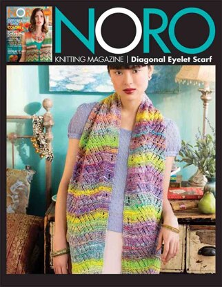 Noro Diagonal Eyelet Scarf PDF