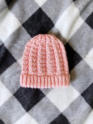 Amilia Baby Hat | Mock Cable Beanie