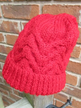 Child's Cable Bobble Hat