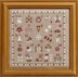 Historical Sampler Company Advent Calendar Cross Stitch Kit - 27cm x 27cm