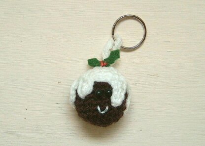 Christmas Pudding keychain