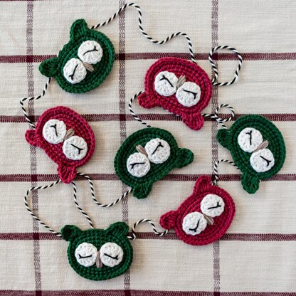 Christmas Owl Garland