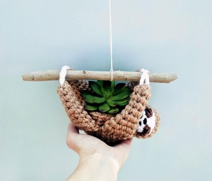 Hanging Sloth Planter