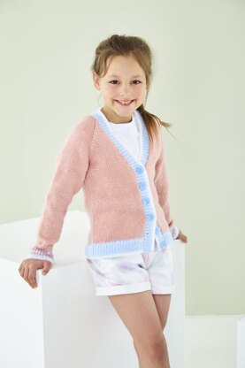 Sweater & Cardigan in King Cole Pricewise DK - 5937PDF - Downloadable PDF