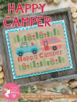 It's Sew Emma Happy Camper Cross Stitch Pattern - ISE-408 - Leaflet