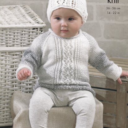 Baby Set in King Cole DK - 4208 - Downloadable PDF