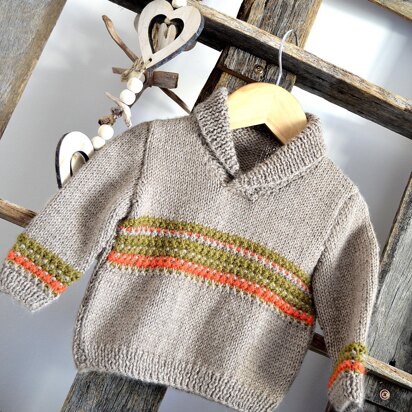 OGE Knitwear Designs P157 Rustic Sweater PDF