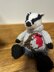 BADGER WEARING (CHRISTMAS) ROBIN JUMPR/HOODIE TERRY’S CHOCOLATE ORANGE COVER/STUFFED ORNAMENT KNITTING PATTERN
