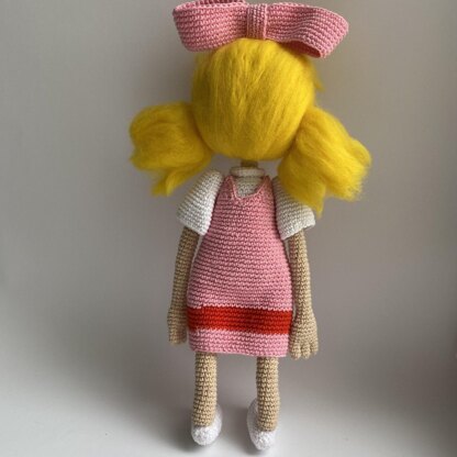 Helga by Hey Arnold PDF crochet pattern