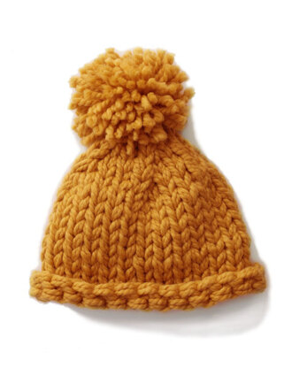 Straight Up Hat in Lion Brand Wool-Ease Thick & Quick - 81080AD