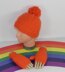 Toddler and Child Aran Swirl Bobble Beanie Hat & Gloves