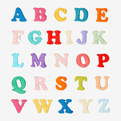 DMC Bright Alphabet - PAT12092 - Downloadable PDF