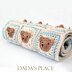 Vintage Style Teddy Bear Blanket