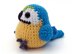 Amigurumi Blue and Gold Macaw