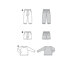 Burda Style Kids Trousers/Pants / Top B9261 - Paper Pattern, Size 98 - 128