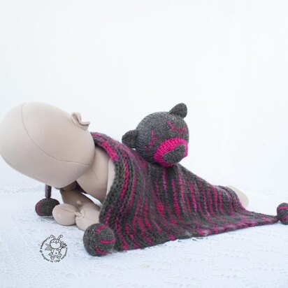 Bear Toy baby lace blanket