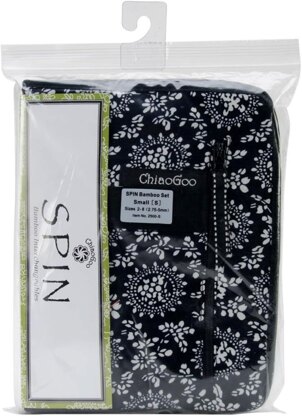 ChiaoGoo Spin 5" Tip Interchangeable Bamboo Knitting Needle Set - Small US 2 - US 8