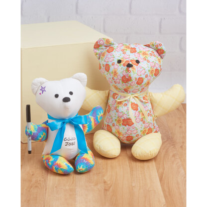 Simplicity Learn to Sew Plush Memory Bears S9569 - Paper Pattern, Size A (S-M-L)