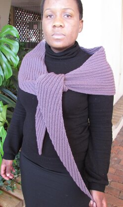 Simple Ridges Shawl