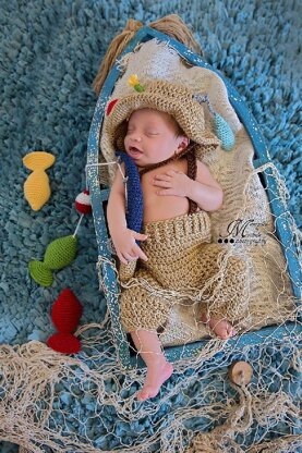 Infant Fishing Hat Fishing Baby Fisherman Hat Newborn 
