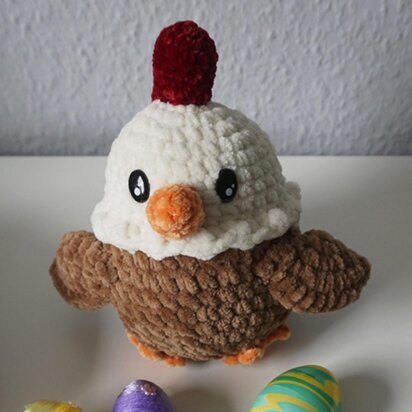 Crochet Pattern Easter Chicken Gerda!