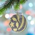 Christmas Balls Ornaments with African Flowers 2