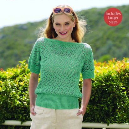 Top in Sirdar Cotton 4 Ply - 7908 - Downloadable PDF