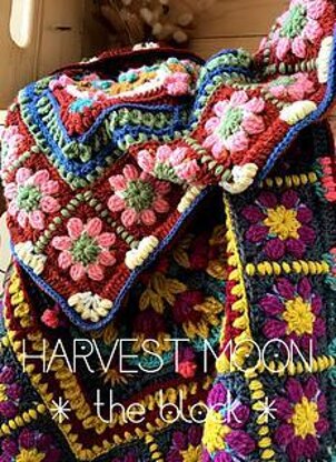 Harvest Moon Floral Block