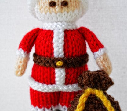 Santa Claus Doll Knitting Pattern - Toy Knitting Pattern