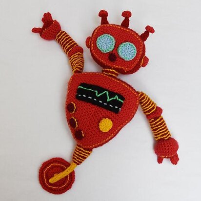 Red Robot Amigurumi