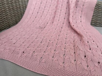 Delicate Blooms Baby Blanket