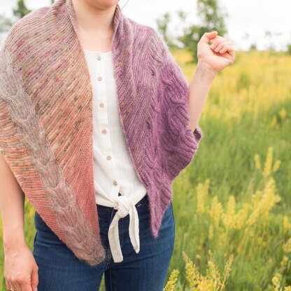 Beloved Roots Fade Shawl