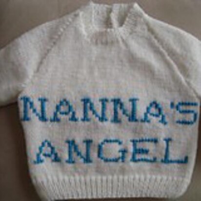 "Nanna's Angel" Sweater