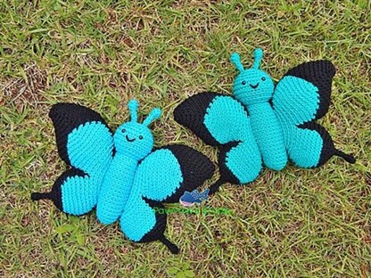 Amigurumi Ulysses Butterfly Pattern No.60