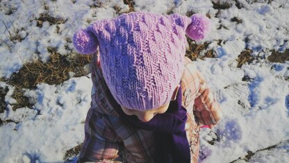 Eryx Double Pompom Hat