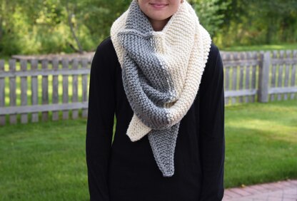 Rowan Two Color Shawl Wrap